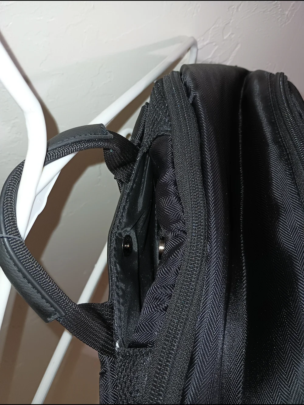 Source Unknown Black Men's Travel Backpack